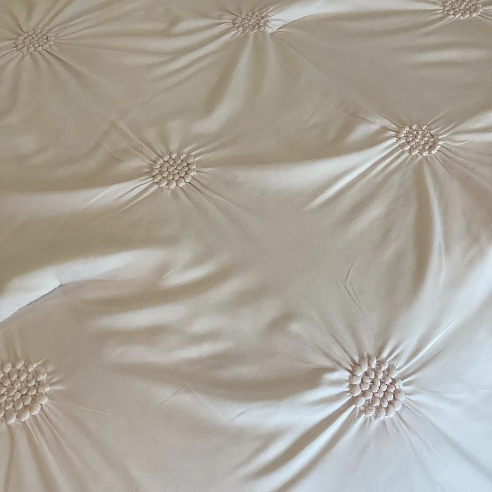 Swift Home Pink Pintuck Twin/Xl Comforter and Sham